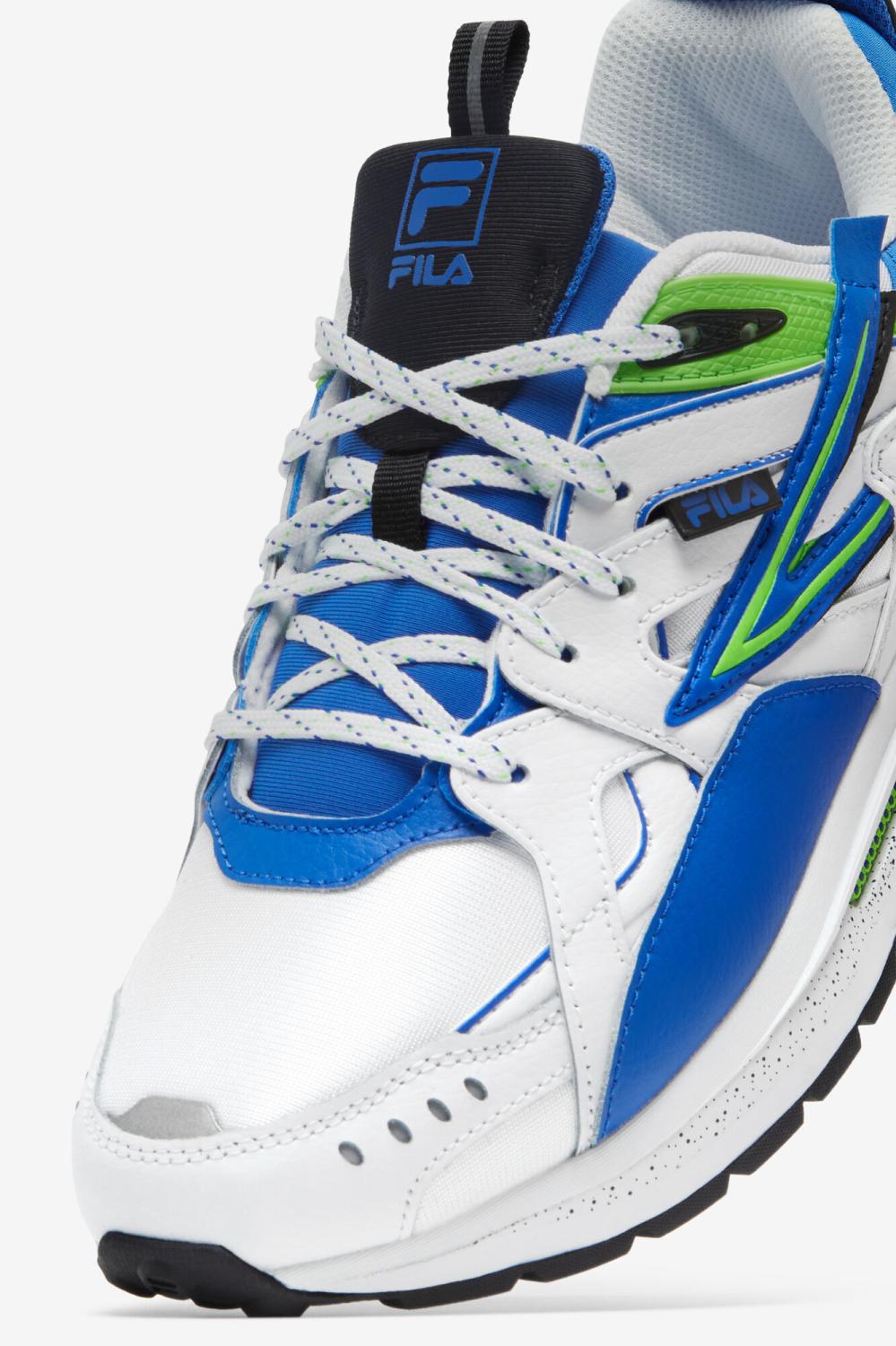 Men Sneakers &amp; Lifestyle | FILA Men's Sandenal 143 WHITE / PRINCE BLUE / GREEN GECKO
