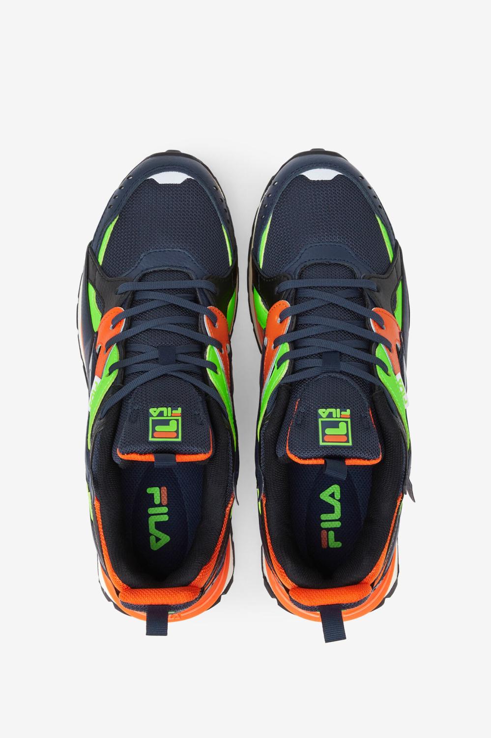 Men Sneakers &amp; Lifestyle | FILA Men's Sandenal 440 DRESS BLUE / RED ORANGE / GREEN GECKO