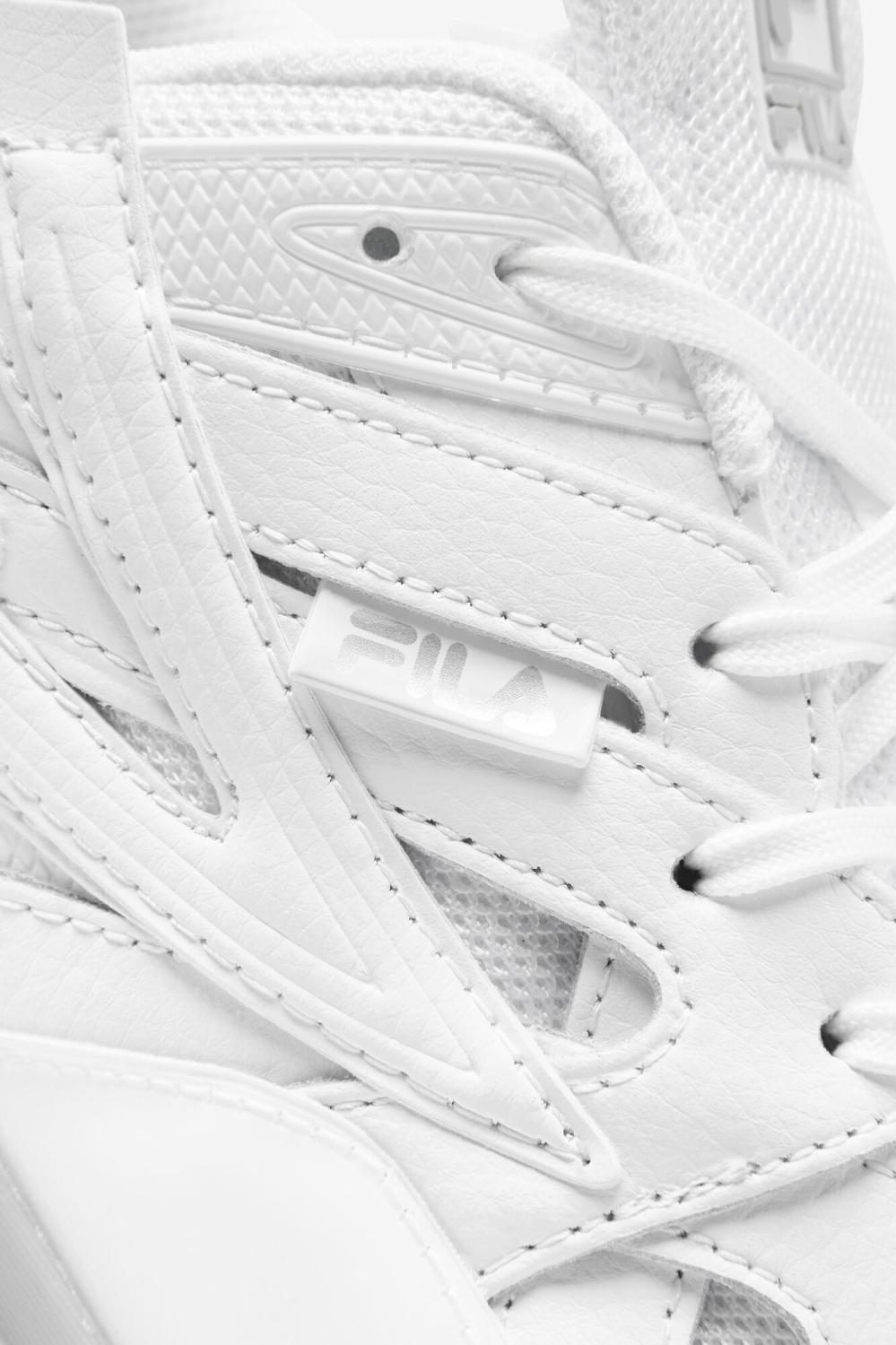 Men Sneakers &amp; Lifestyle | FILA Men's Sandenal Patched 101 WHITE / WHITE / GLACIER GRAY