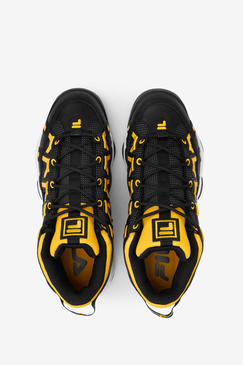 Men Sneakers &amp; Lifestyle | FILA Men's Stackhouse Spaghetti 016 BLACK / LEMON / WHITE