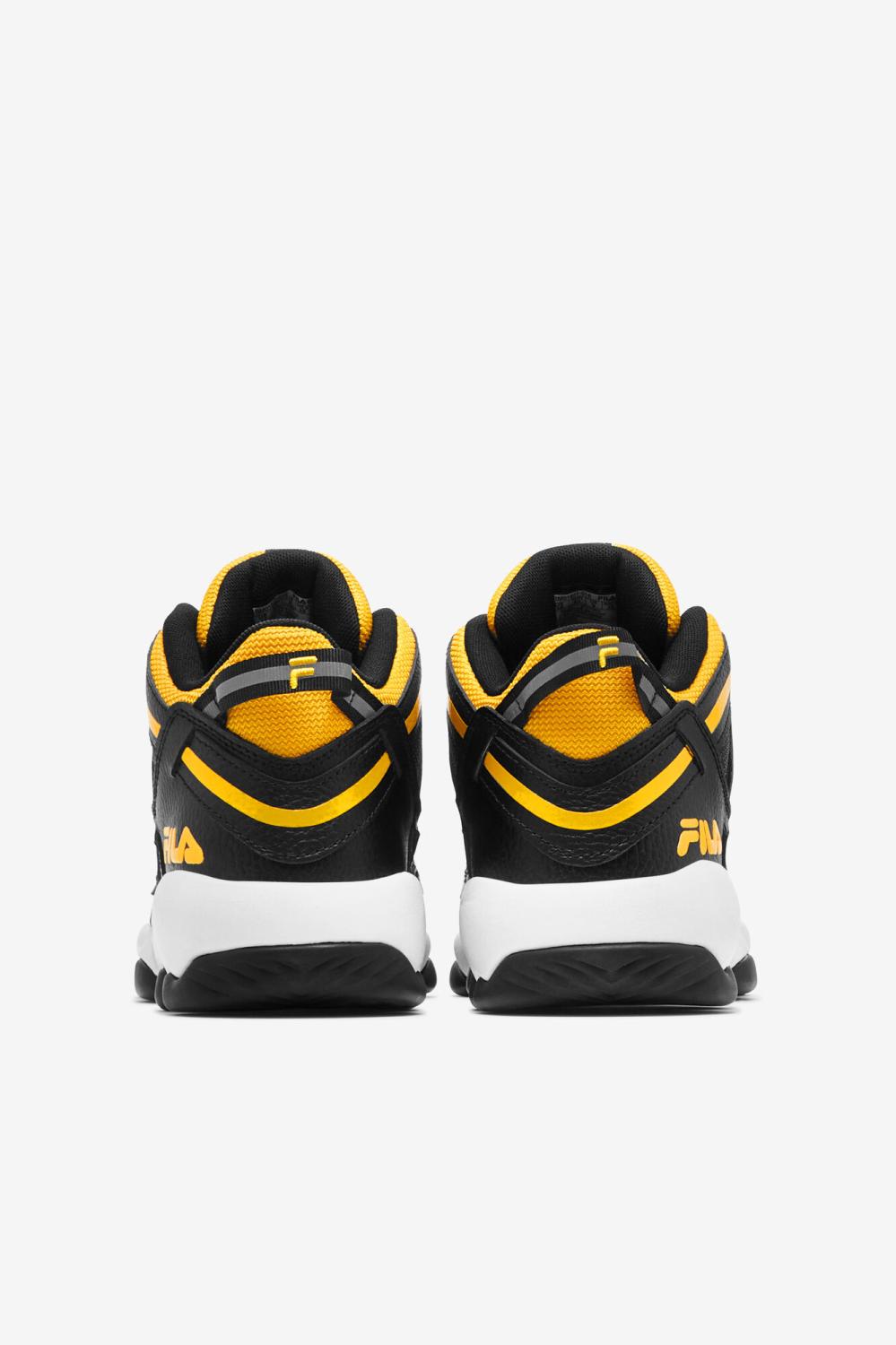 Men Sneakers &amp; Lifestyle | FILA Men's Stackhouse Spaghetti 016 BLACK / LEMON / WHITE