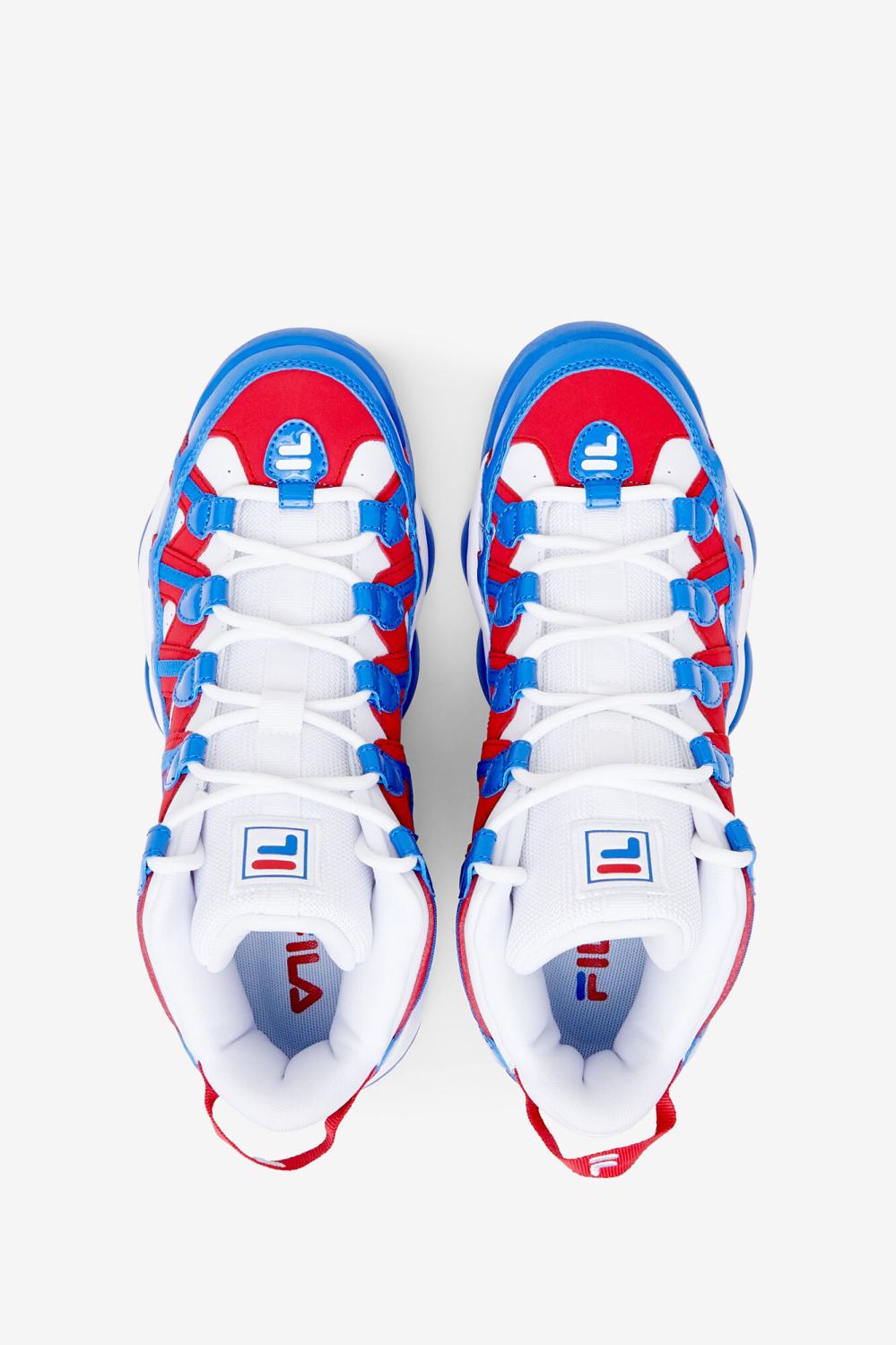 Men Sneakers &amp; Lifestyle | FILA Men's Stackhouse Spaghetti 125 WHITE / RED / PRINCE BLUE