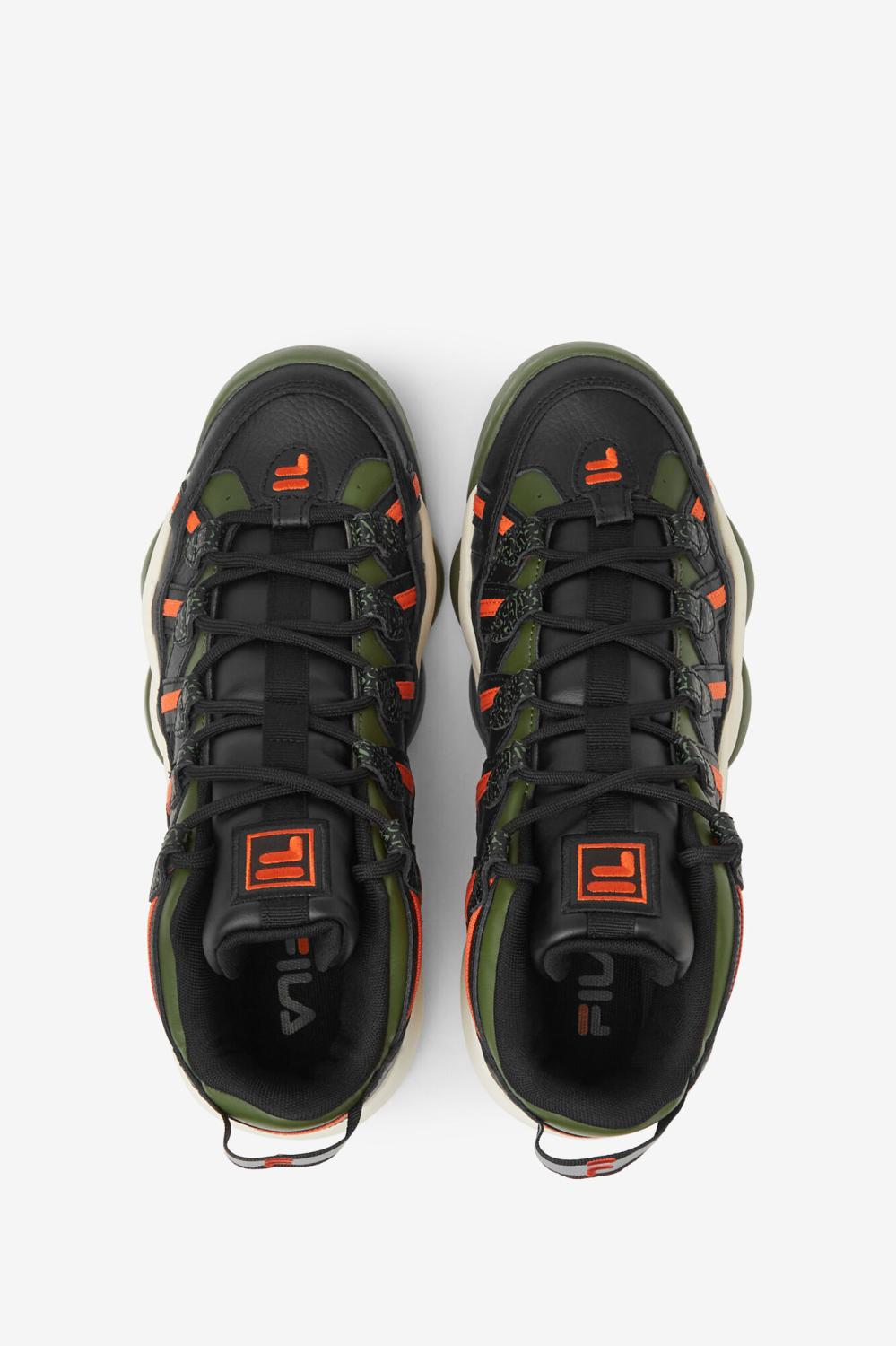 Men Sneakers &amp; Lifestyle | FILA Men's Stackhouse Spaghetti 306 CHIVE / ECRU / BLACK