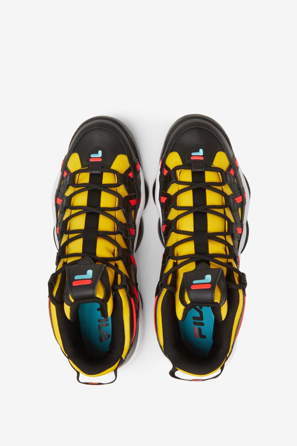 Men Sneakers &amp; Lifestyle | FILA Men's Stackhouse Spaghetti 708 LEMON / BLACK / BLUEFISH