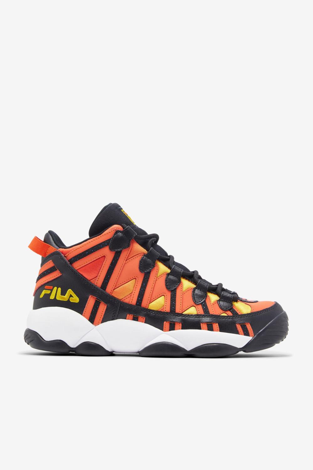 Men Sneakers &amp; Lifestyle | FILA Men's Stackhouse Spaghetti 732 SAFFRON / PRINCE BLUE / MANDARIN RED