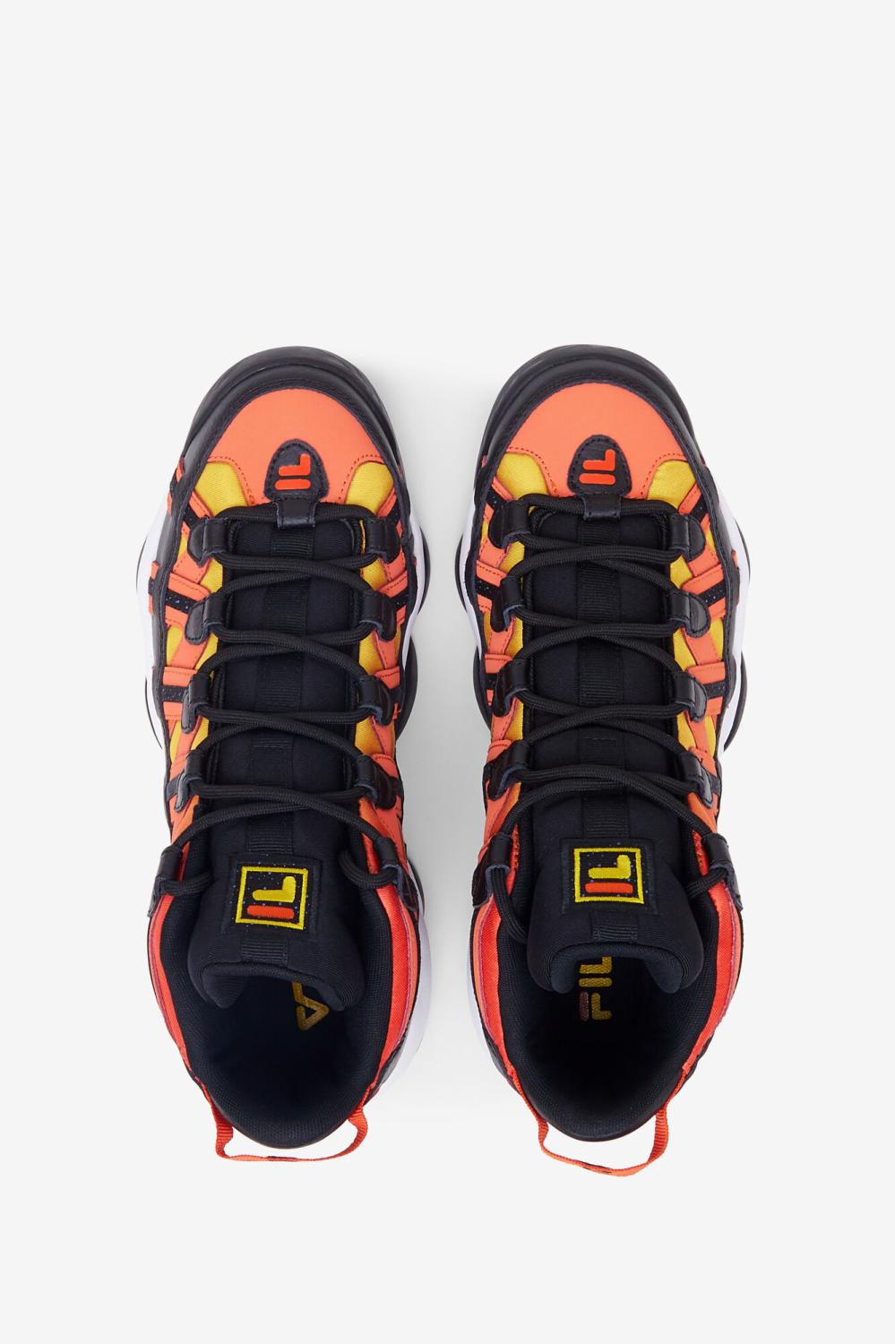 Men Sneakers &amp; Lifestyle | FILA Men's Stackhouse Spaghetti 732 SAFFRON / PRINCE BLUE / MANDARIN RED