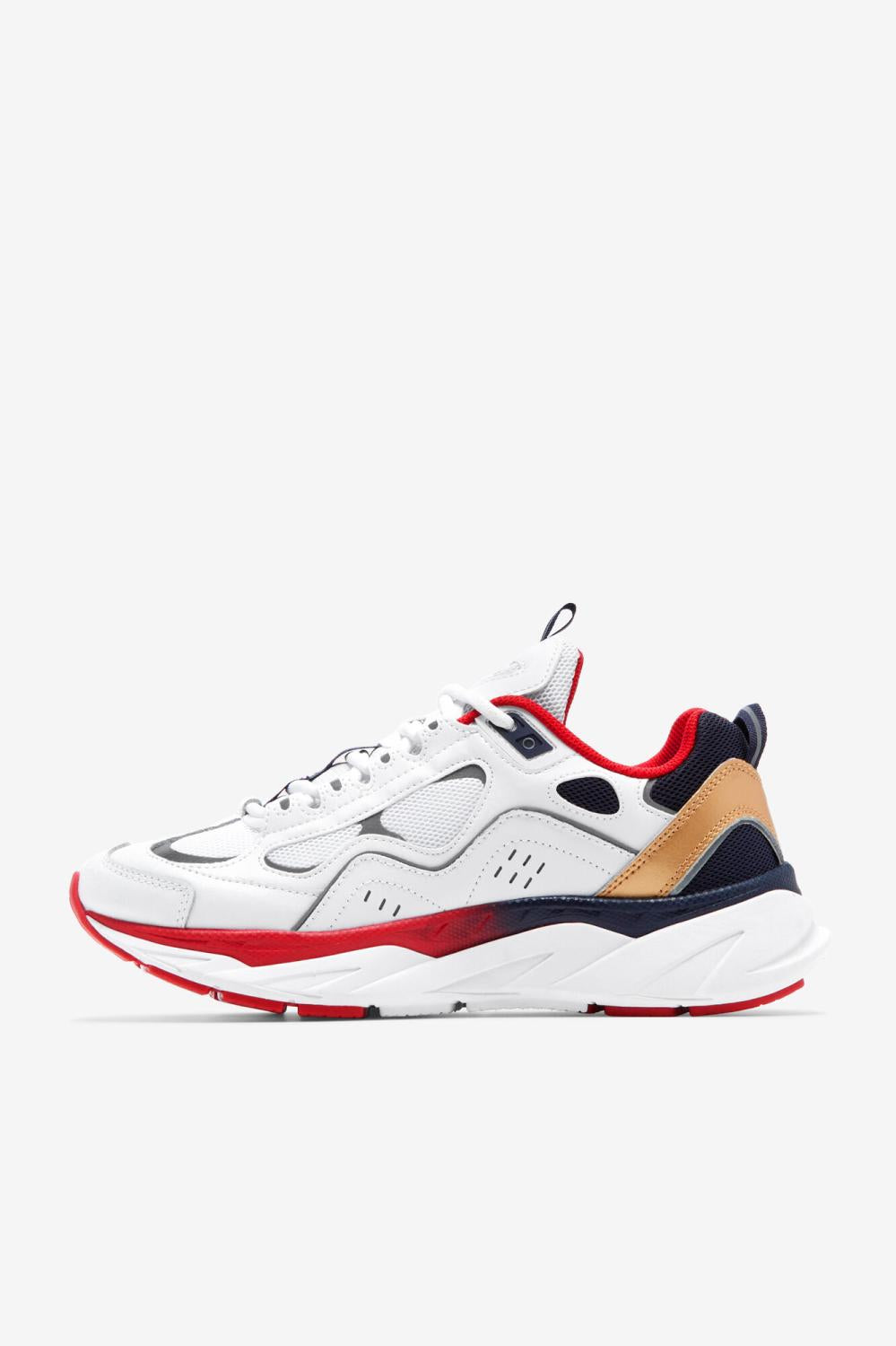 Men Sneakers &amp; Lifestyle | FILA Men's Trigate 125 WHITE / DRESS BLUE / FILA RED