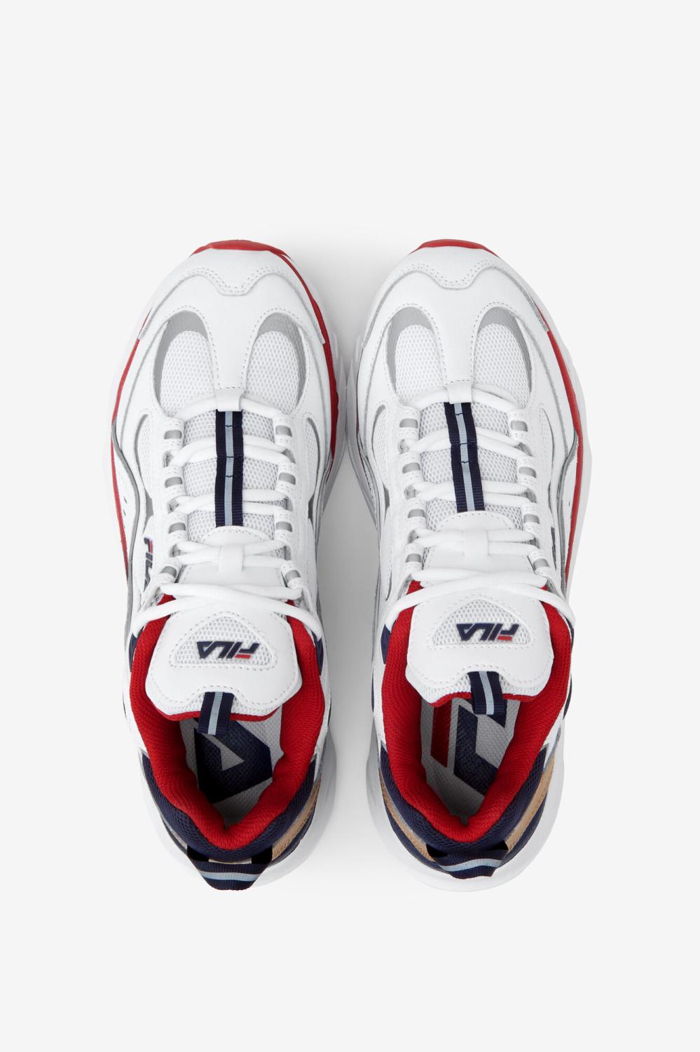 Men Sneakers &amp; Lifestyle | FILA Men's Trigate 125 WHITE / DRESS BLUE / FILA RED