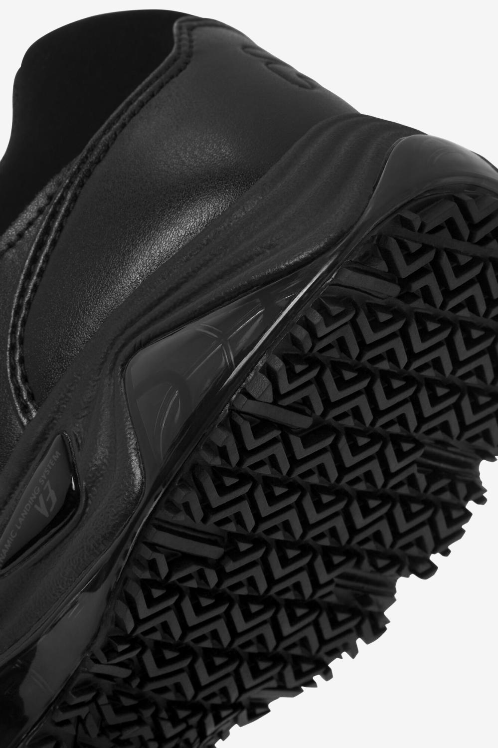 Men Steel Toe Shoes | FILA Men's Memory Breach Slip Resistant Steel Toe Shoe 001 BLACK / BLACK / BLACK