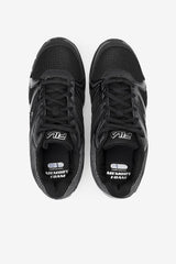 Men Steel Toe Shoes | FILA Men's Memory Reckoning 7 Slip Resistant Steel Toe Shoe 010 BLACK / BLACK / METALLIC SILVER
