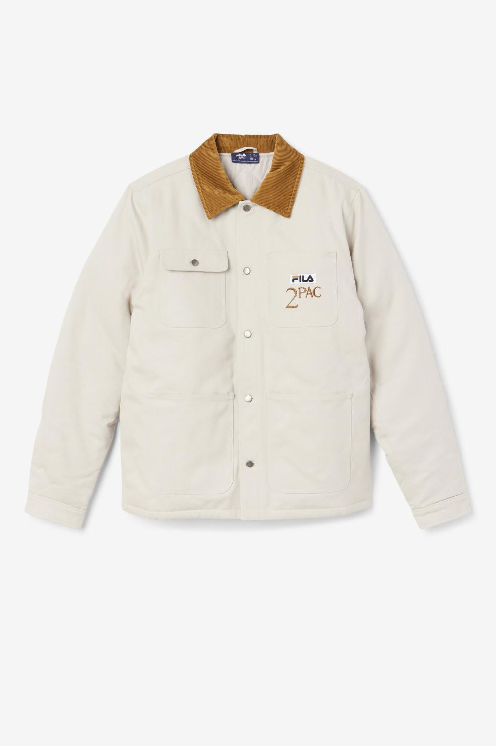 Men Sweaters &amp; Outerwear | FILA 2Pac Jacket 031 DOVE / BRONZE BROWN