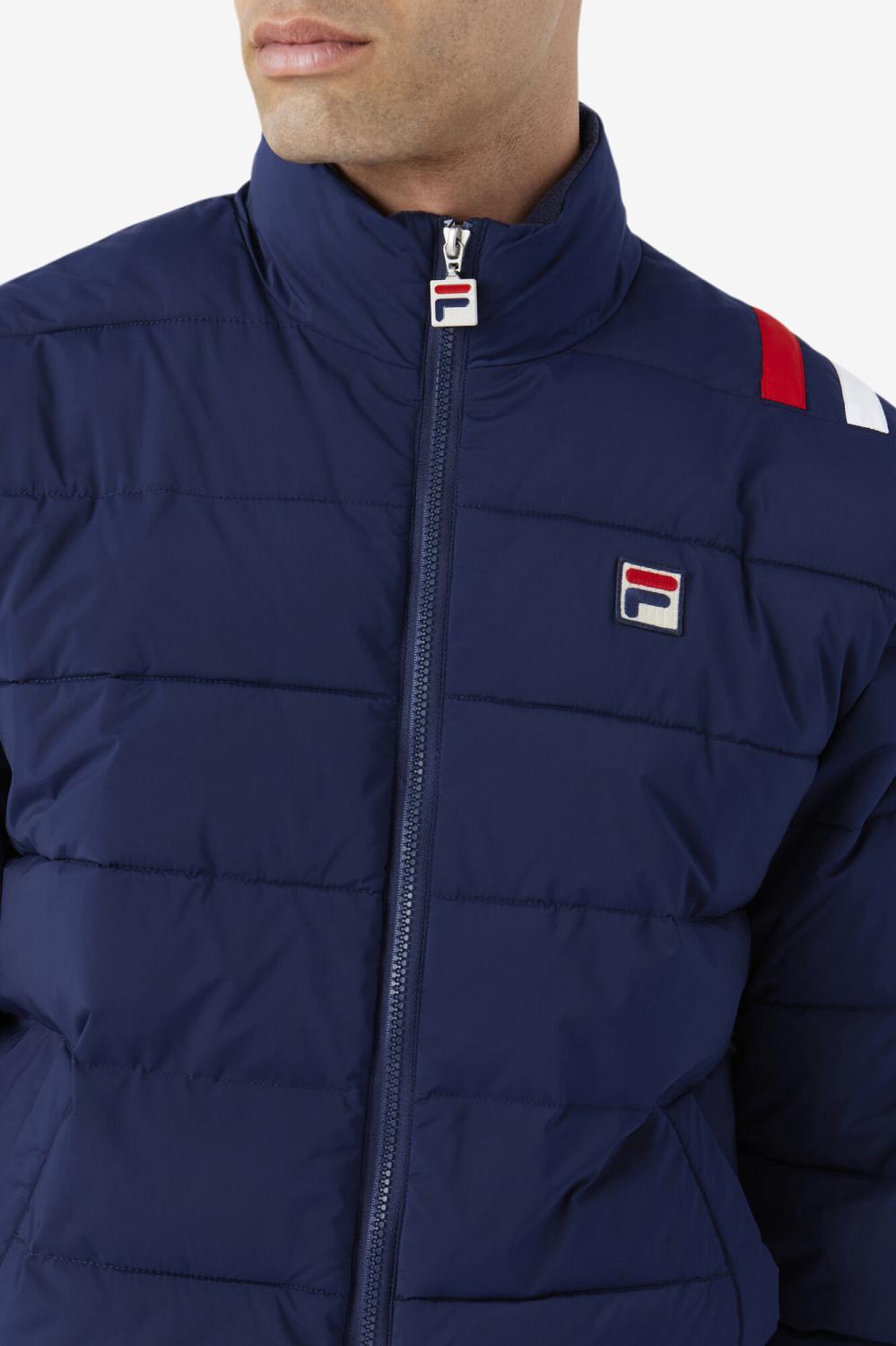 Men Sweaters &amp; Outerwear | FILA Brody Puffer Jacket 410 FILA NAVY