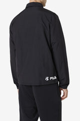 Men Sweaters &amp; Outerwear | FILA Caquga Jacket 001 BLACK / WHITE