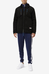 Men Sweaters &amp; Outerwear | FILA Crank Reversible Jacket 001 BLACK / JUNE BUG