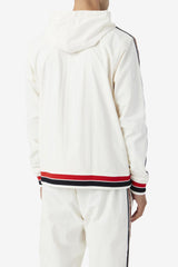 Men Sweaters &amp; Outerwear | FILA Faras Wind Jacket 132 GARDENIA / BLACK / FILA RED