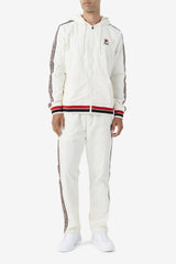 Men Sweaters &amp; Outerwear | FILA Faras Wind Jacket 132 GARDENIA / BLACK / FILA RED