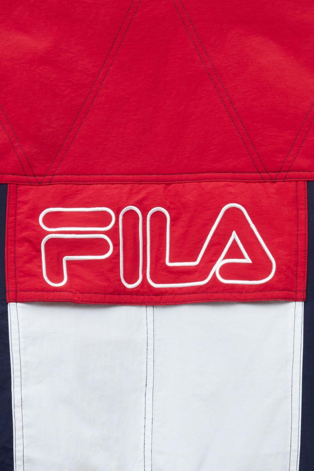Men Sweaters &amp; Outerwear | FILA Golia Parka Jacket 410 PEACOAT / RED / WHITE