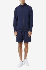 Men Sweaters &amp; Outerwear | FILA Gonal Zip Jacket 410 PEACOAT / BLACK