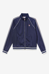 Men Sweaters &amp; Outerwear | FILA Lavin Track Jacket 410 FILA NAVY / EGRET / FILA RED
