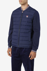 Men Sweaters &amp; Outerwear | FILA Marco Puffer Jacket 410 PEACOAT
