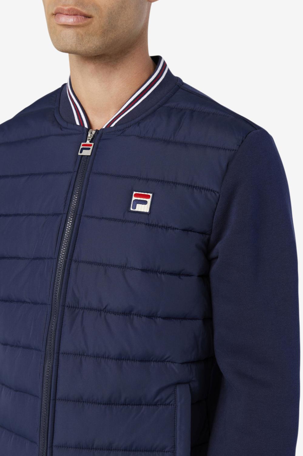 Men Sweaters &amp; Outerwear | FILA Marco Puffer Jacket 410 PEACOAT