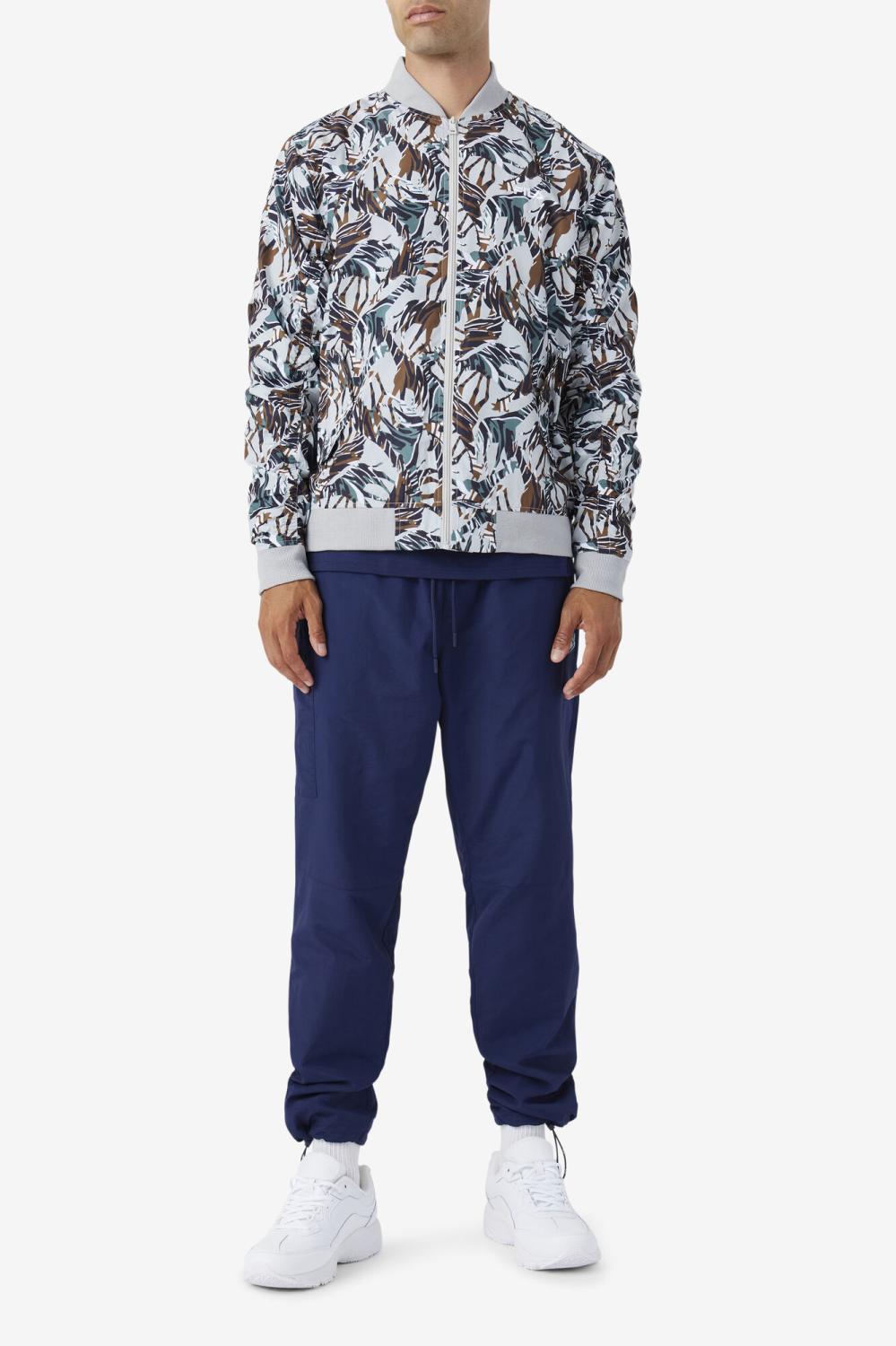 Men Sweaters &amp; Outerwear | FILA Mav Bomber Jacket 047 GIRAFFE PRINT