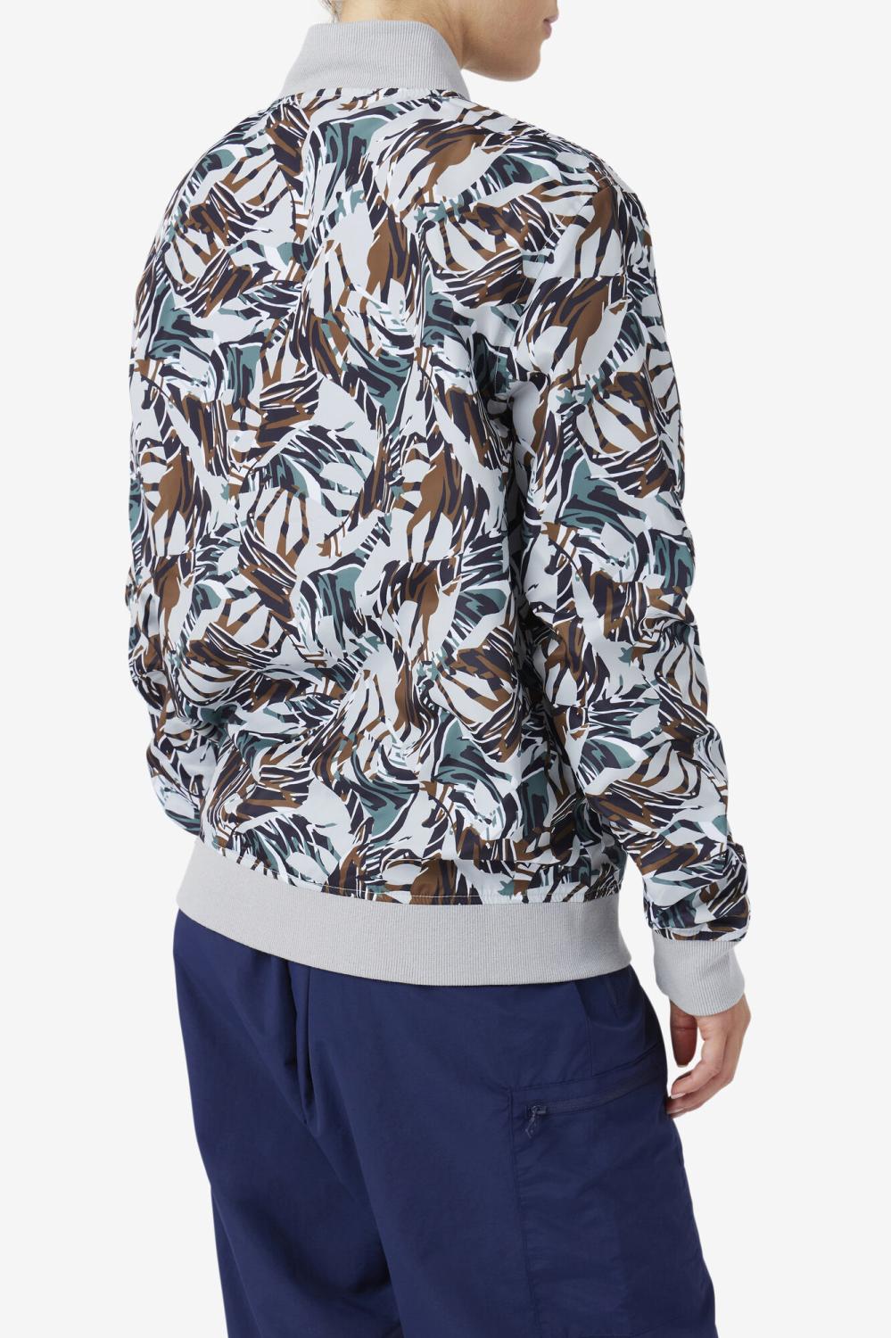 Men Sweaters &amp; Outerwear | FILA Mav Bomber Jacket 047 GIRAFFE PRINT
