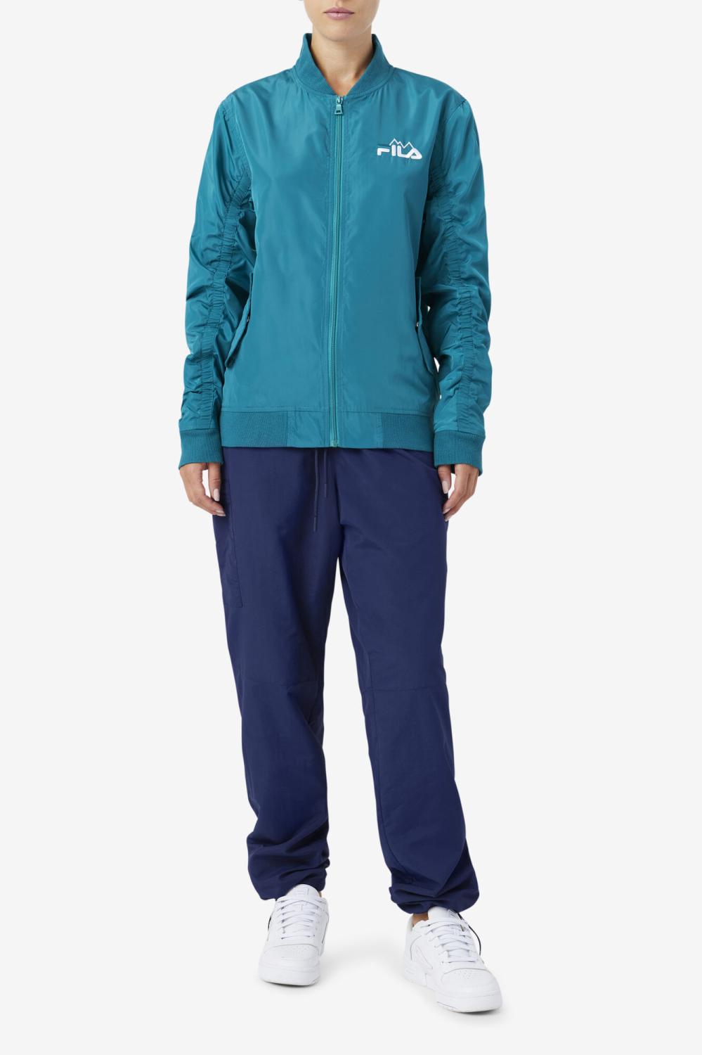 Men Sweaters &amp; Outerwear | FILA Mav Bomber Jacket 321 DEEP LAKE