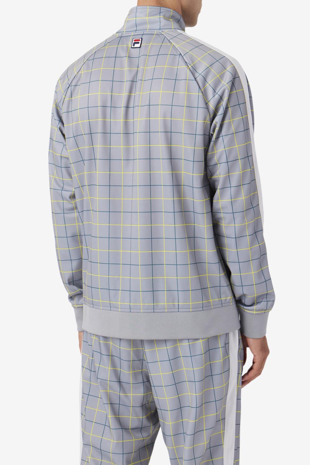 Men Sweaters &amp; Outerwear | FILA Oshan Track Jacket 42 MONUMENT / PUMICE STONE / JUNE BUG