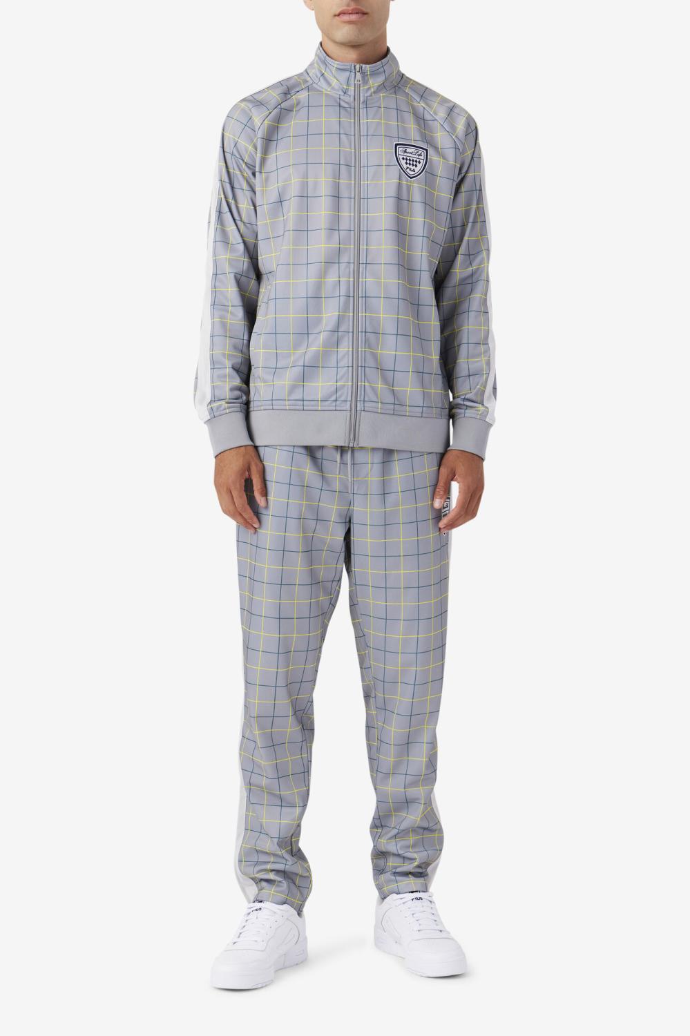 Men Sweaters &amp; Outerwear | FILA Oshan Track Jacket 42 MONUMENT / PUMICE STONE / JUNE BUG