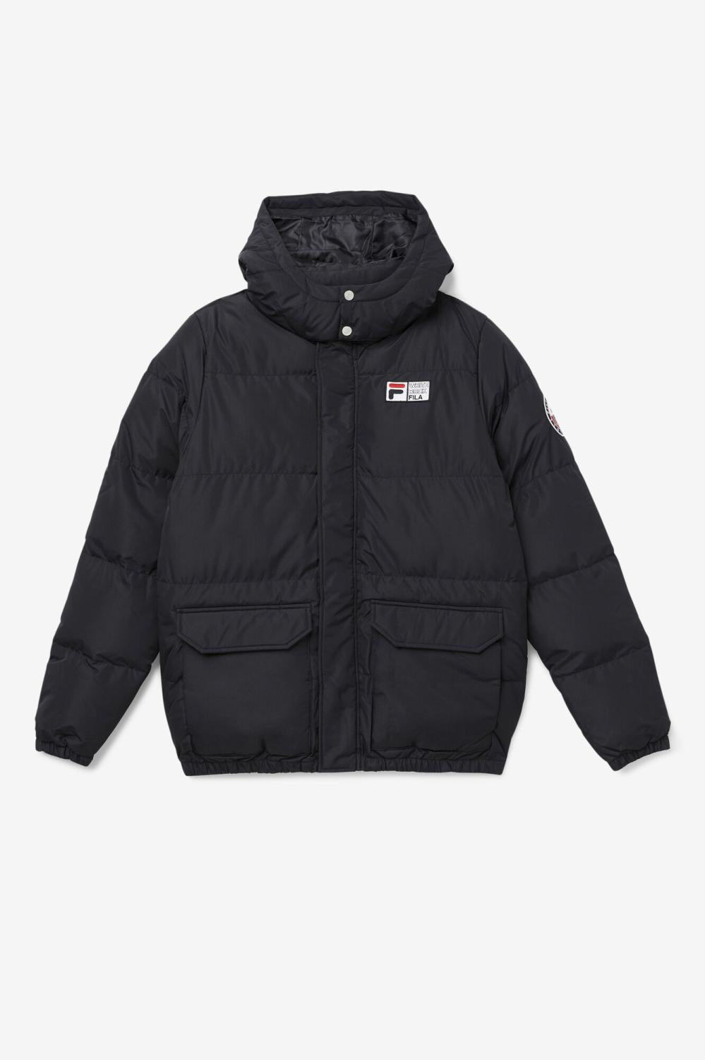 Men Sweaters &amp; Outerwear | FILA Otler Puffer Jacket 001 BLACK