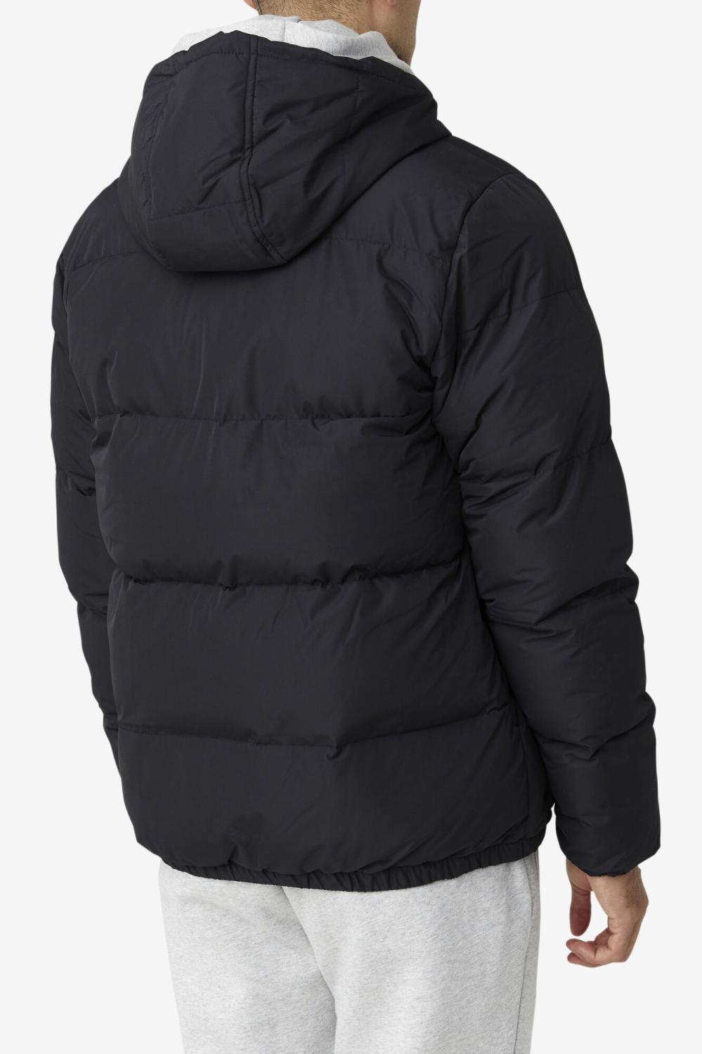 Men Sweaters &amp; Outerwear | FILA Otler Puffer Jacket 001 BLACK