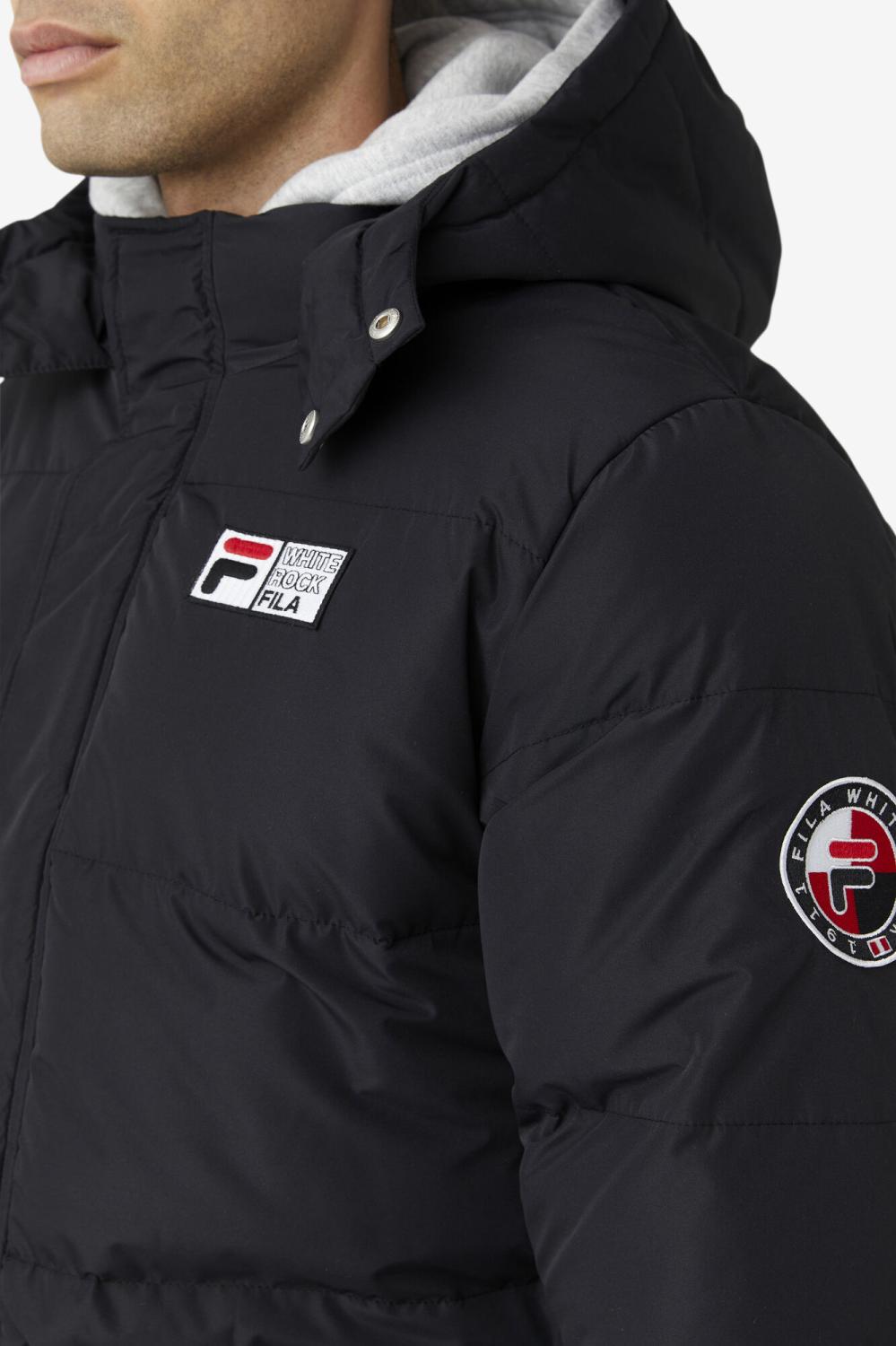 Men Sweaters &amp; Outerwear | FILA Otler Puffer Jacket 001 BLACK