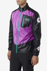 Men Sweaters &amp; Outerwear | FILA Pinnacle Jacket 556 PURPLE / BLACK / GREEN