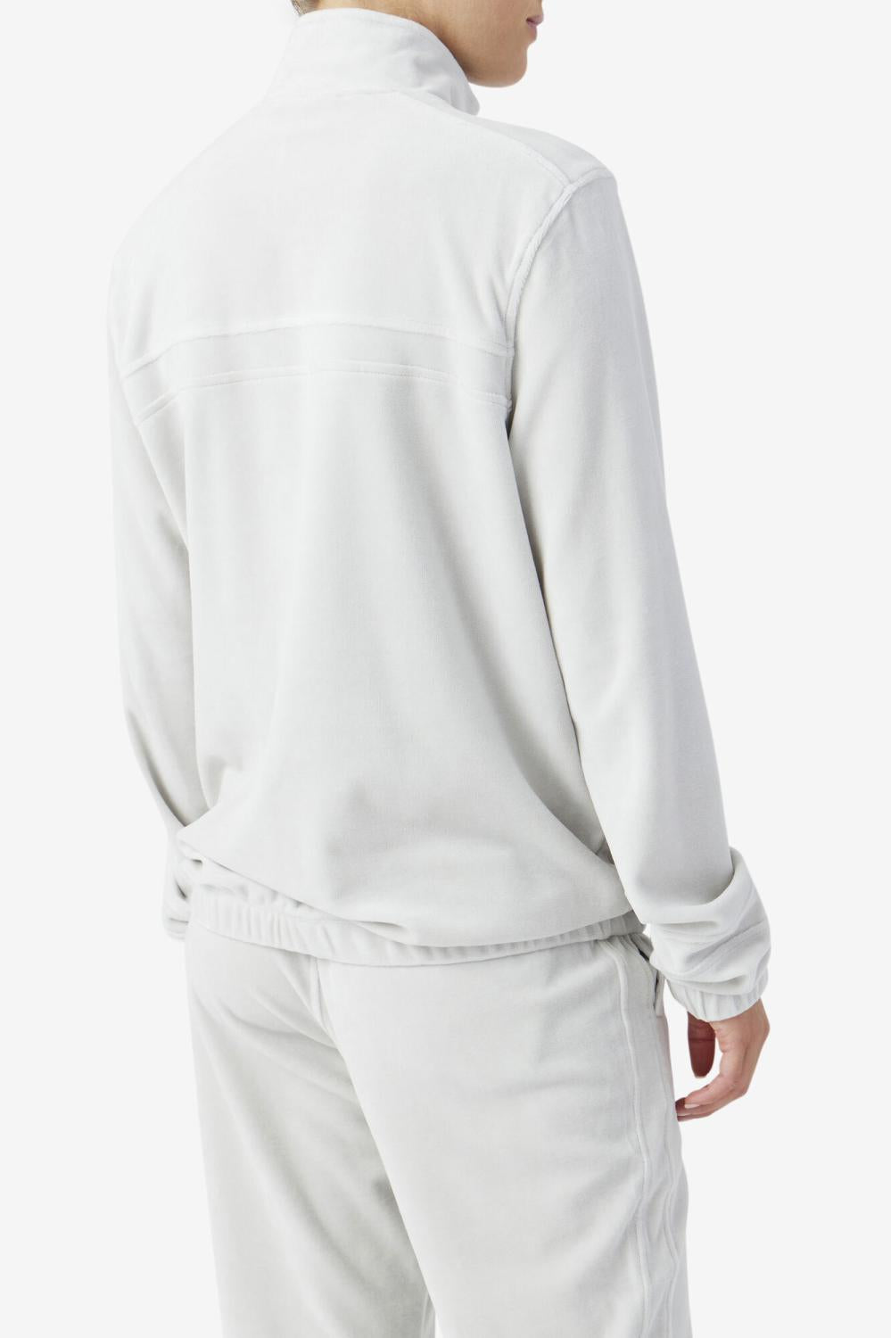 Men Sweaters &amp; Outerwear | FILA Ravid Velour Jacket 041 DAWN BLUE