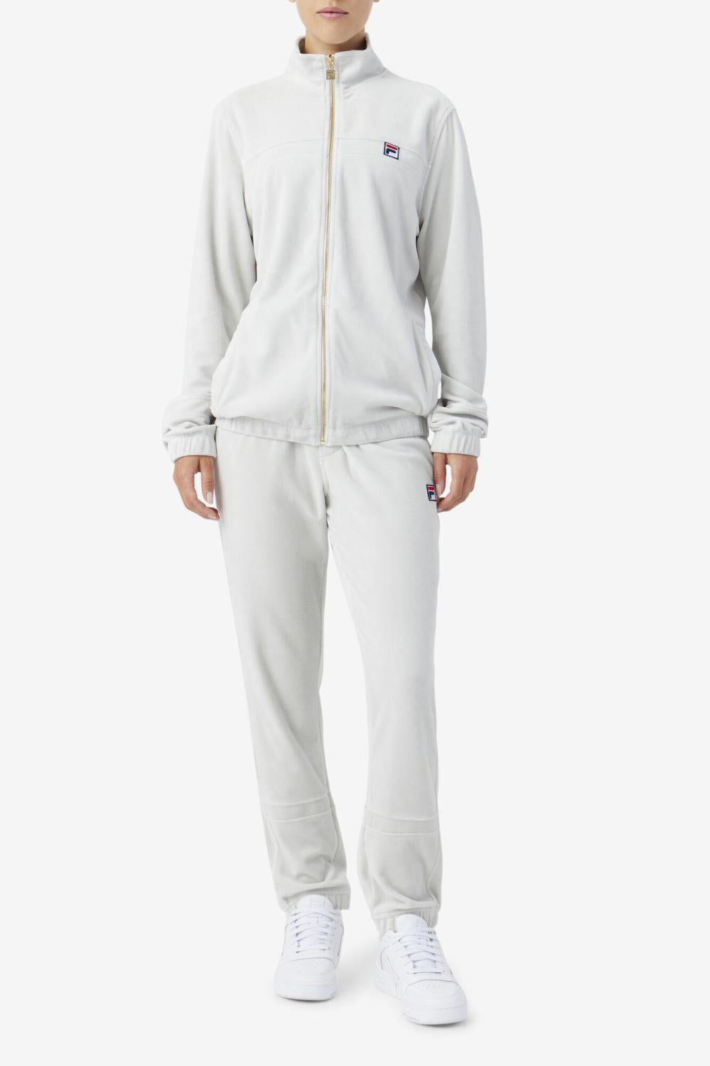 Men Sweaters &amp; Outerwear | FILA Ravid Velour Jacket 041 DAWN BLUE