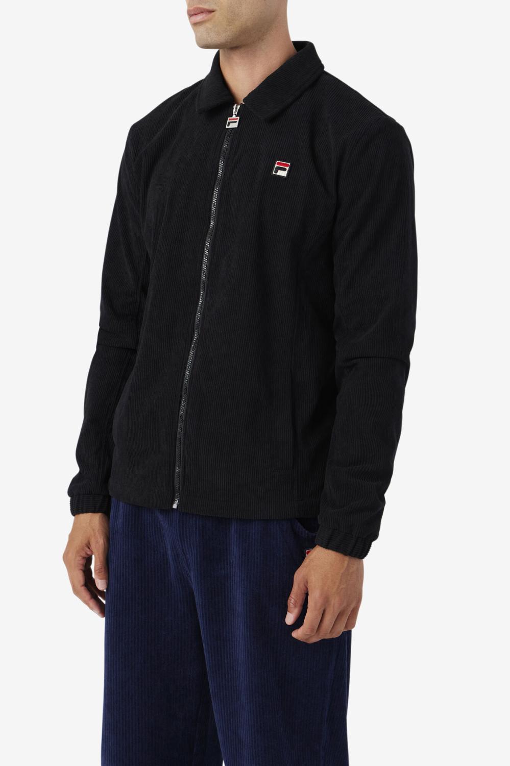 Men Sweaters &amp; Outerwear | FILA Seth Jacket 001 BLACK