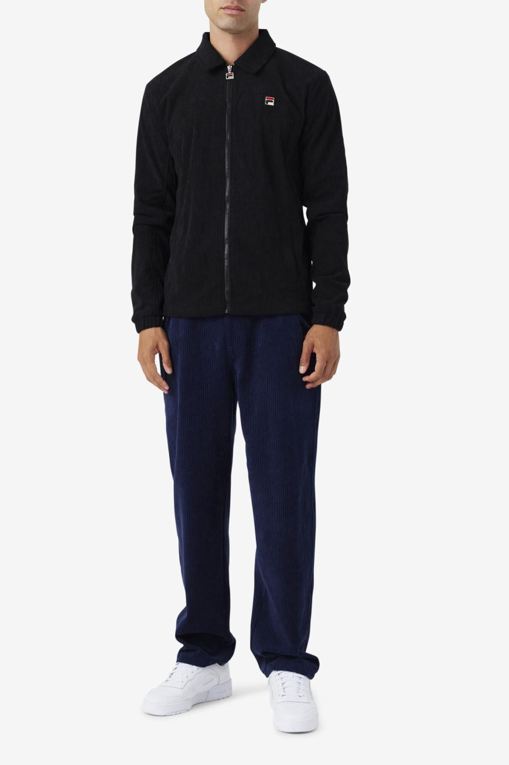 Men Sweaters &amp; Outerwear | FILA Seth Jacket 001 BLACK