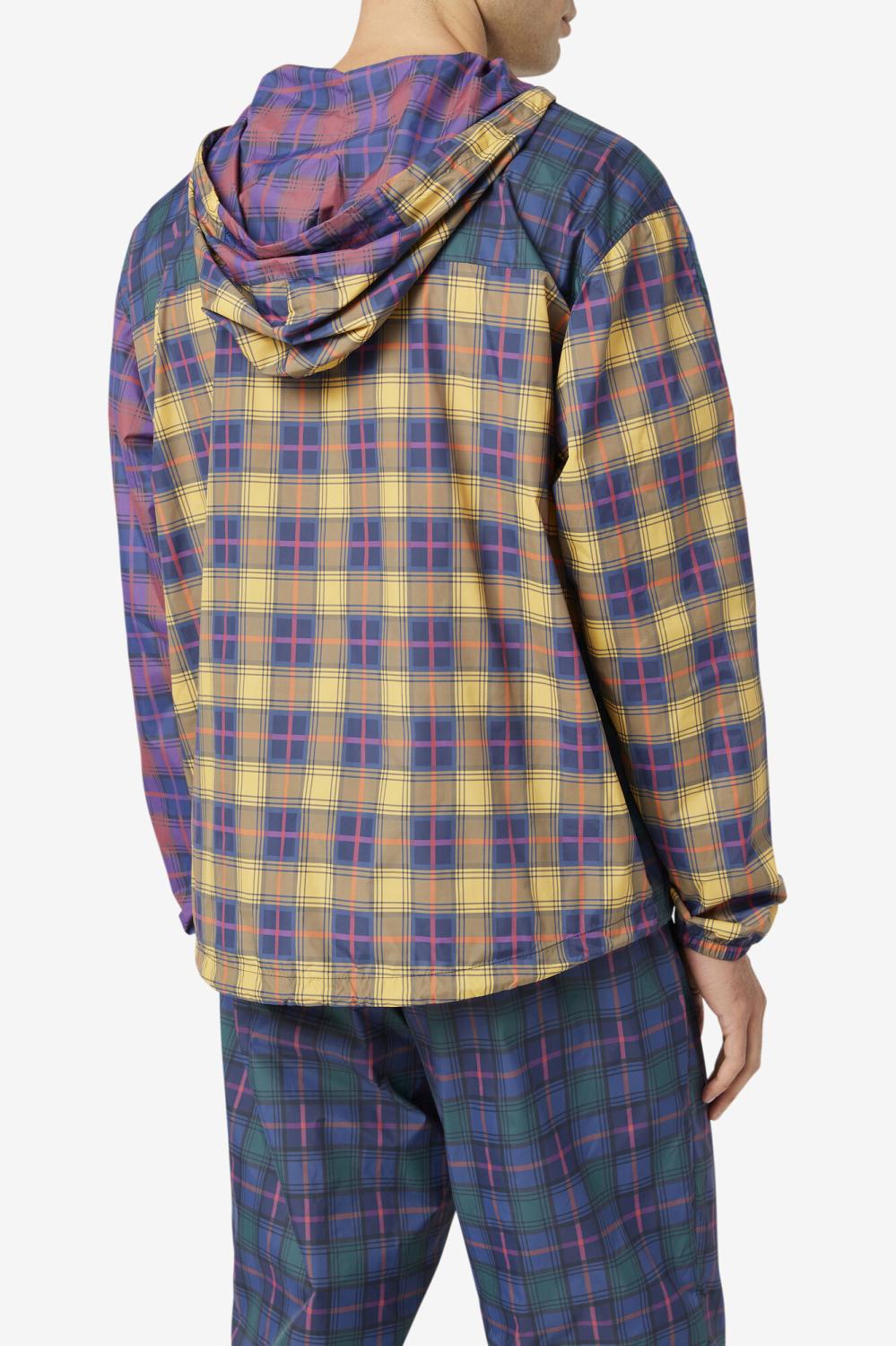 Men Sweaters &amp; Outerwear | FILA Tej Windjacket 990 JUNE BUG / RHUBARB / SAFFRON / PEACOAT