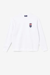 Men Sweatshirts &amp; Hoodies | FILA 2Pac Fleece Patch Crew 100 WHITE
