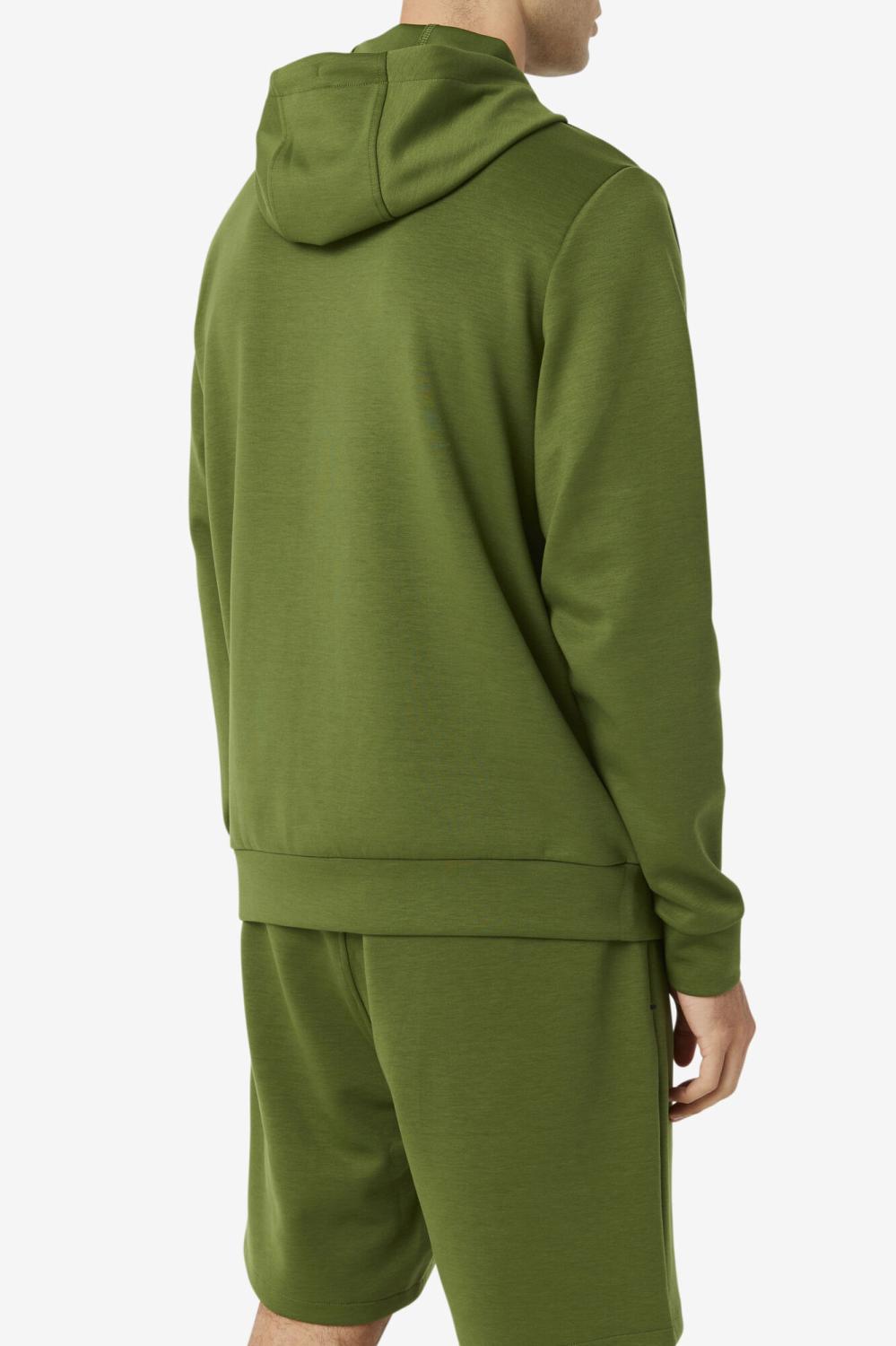 Men Sweatshirts &amp; Hoodies | FILA Aadheen Hoodie 303 CHIVE / BLACK