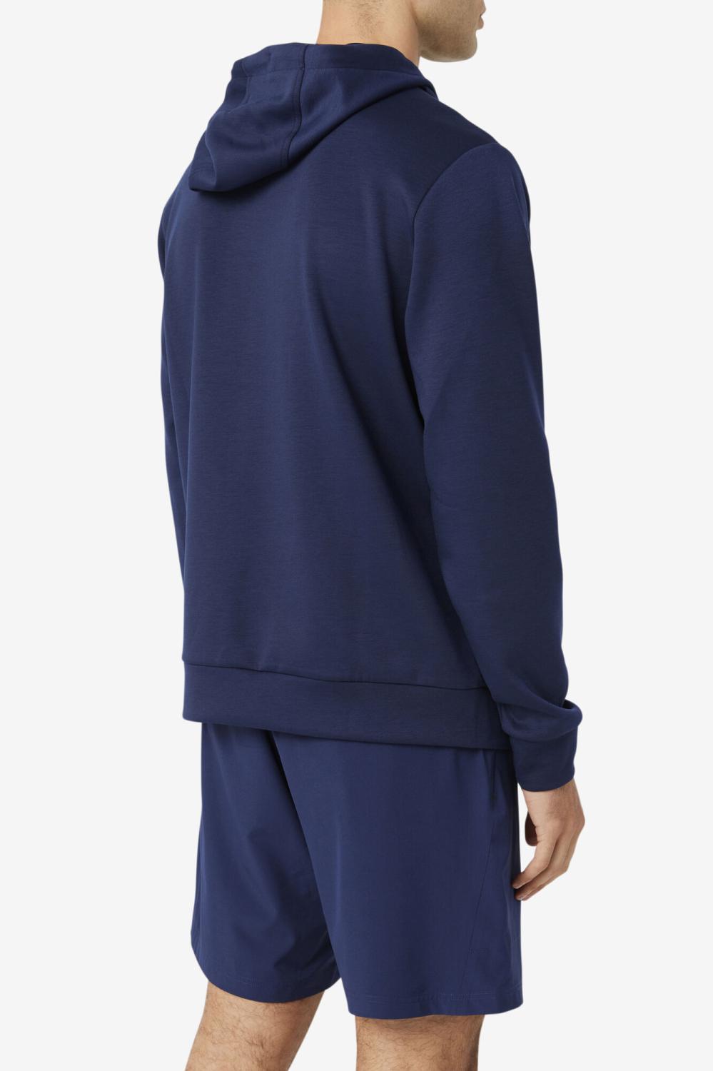 Men Sweatshirts &amp; Hoodies | FILA Aadheen Hoodie 410 PEACOAT / BLACK