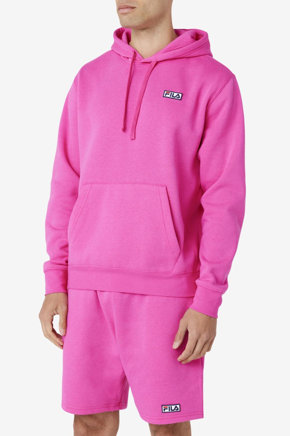 Men Sweatshirts &amp; Hoodies | FILA Algot Hoodie 543 PINK GLO