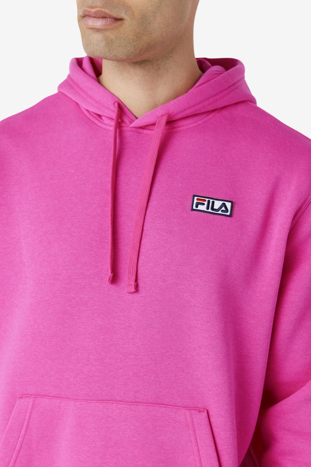 Men Sweatshirts &amp; Hoodies | FILA Algot Hoodie 543 PINK GLO