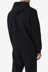 Men Sweatshirts &amp; Hoodies | FILA Brook Hoodie 001 BLACK / BLUE SPRUCE