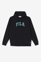 Men Sweatshirts &amp; Hoodies | FILA Brook Hoodie 001 BLACK / BLUE SPRUCE