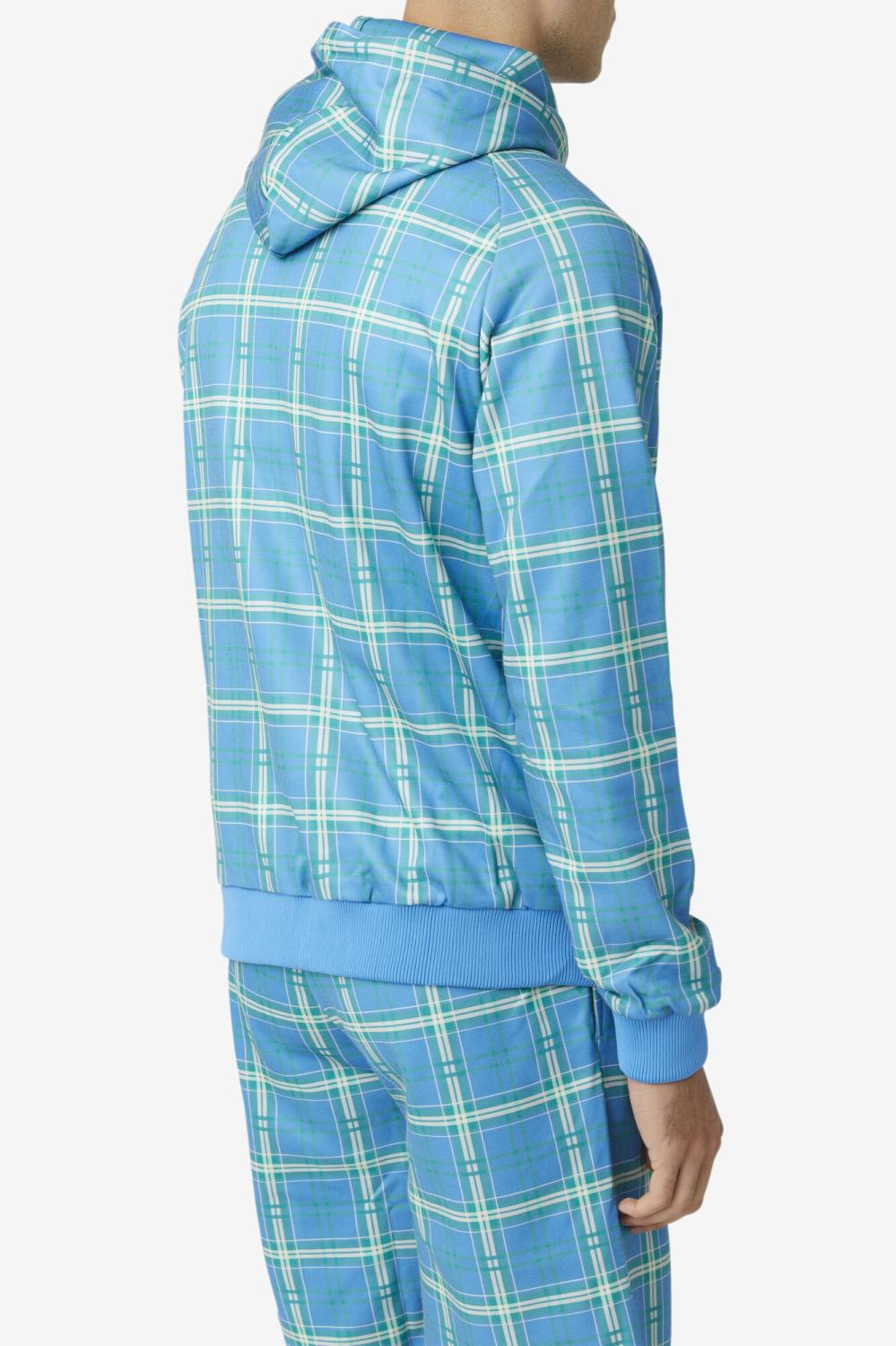 Men Sweatshirts &amp; Hoodies | FILA Colt Crossover Hoodie 922 CASHMERE BLUE PLAID