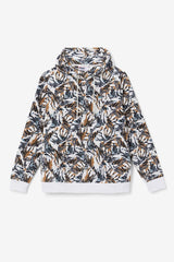 Men Sweatshirts &amp; Hoodies | FILA Dinn Hoodie 047 HARBOR MIST PRINT