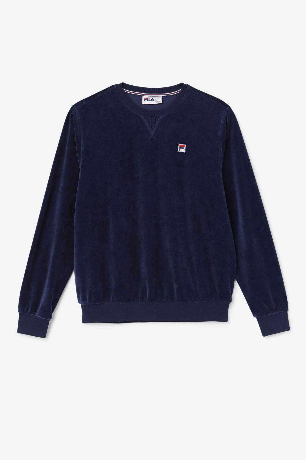 Men Sweatshirts &amp; Hoodies | FILA Earl Velour Crew