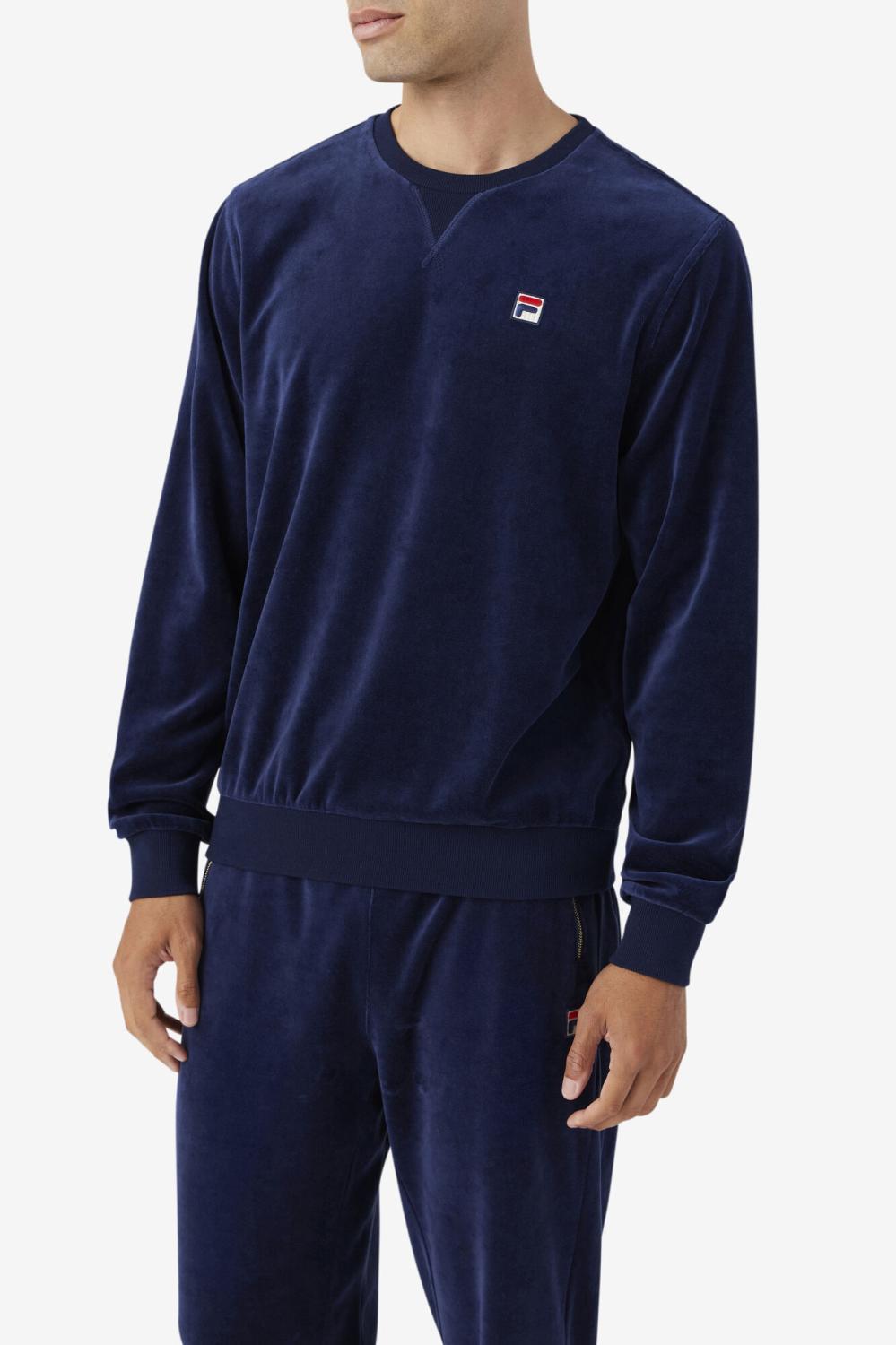 Men Sweatshirts &amp; Hoodies | FILA Earl Velour Crew